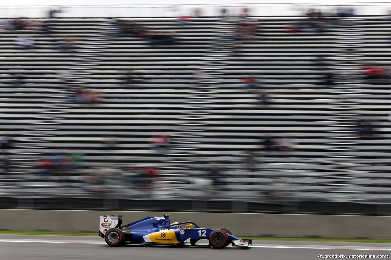 GP MESSICO, 28.10.2016 - Prove Libere 1, Felipe Nasr (BRA) Sauber C34 with Halo cockpit cover