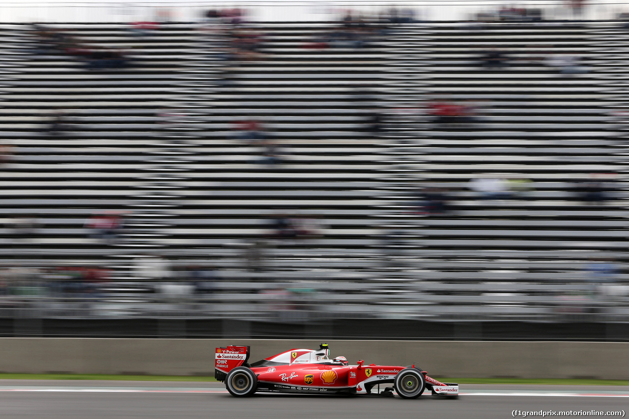 GP MESSICO, 28.10.2016 - Prove Libere 1, Kimi Raikkonen (FIN) Ferrari SF16-H