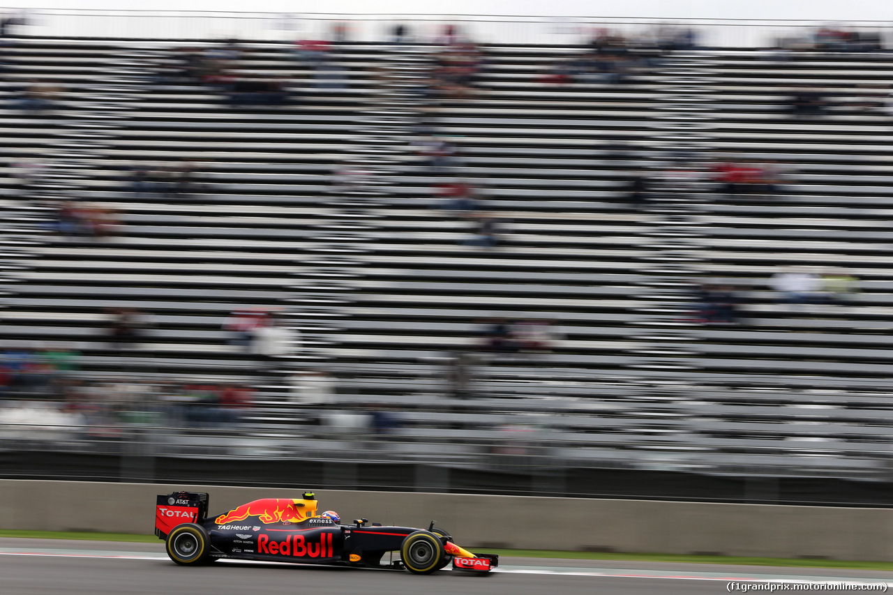 GP MESSICO, 28.10.2016 - Prove Libere 1, Max Verstappen (NED) Red Bull Racing RB12