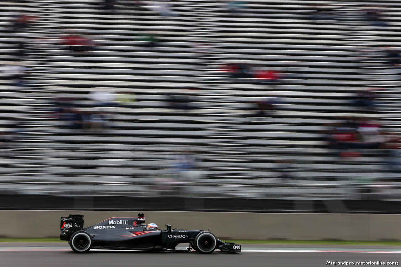 GP MESSICO, 28.10.2016 - Prove Libere 1, Fernando Alonso (ESP) McLaren Honda MP4-31