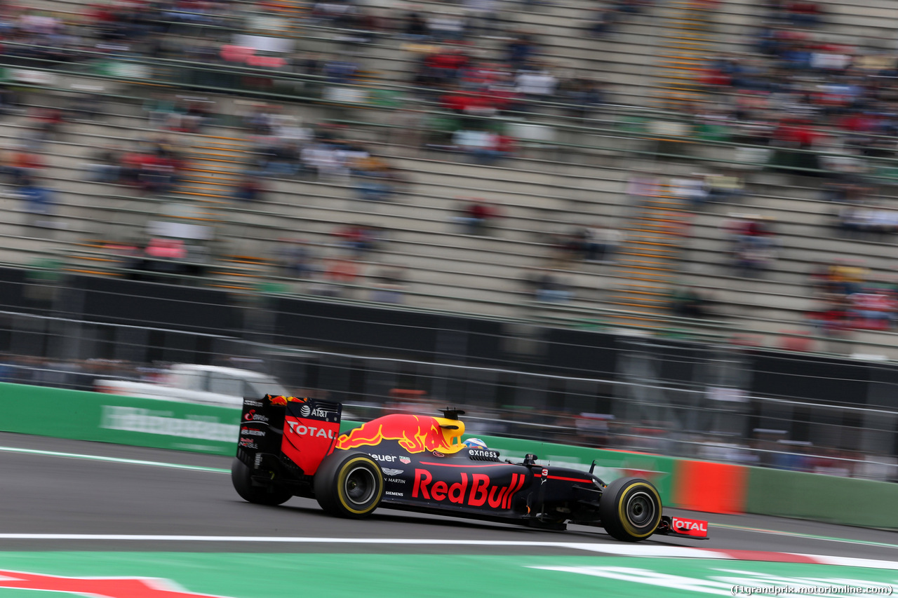 GP MESSICO, 28.10.2016 - Prove Libere 1, Daniel Ricciardo (AUS) Red Bull Racing RB12