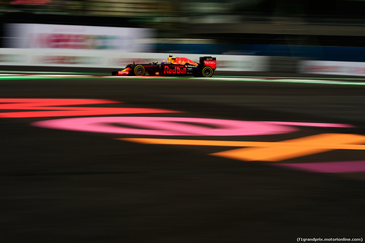 GP MESSICO, Max Verstappen (NLD) Red Bull Racing RB12.
28.10.2016.