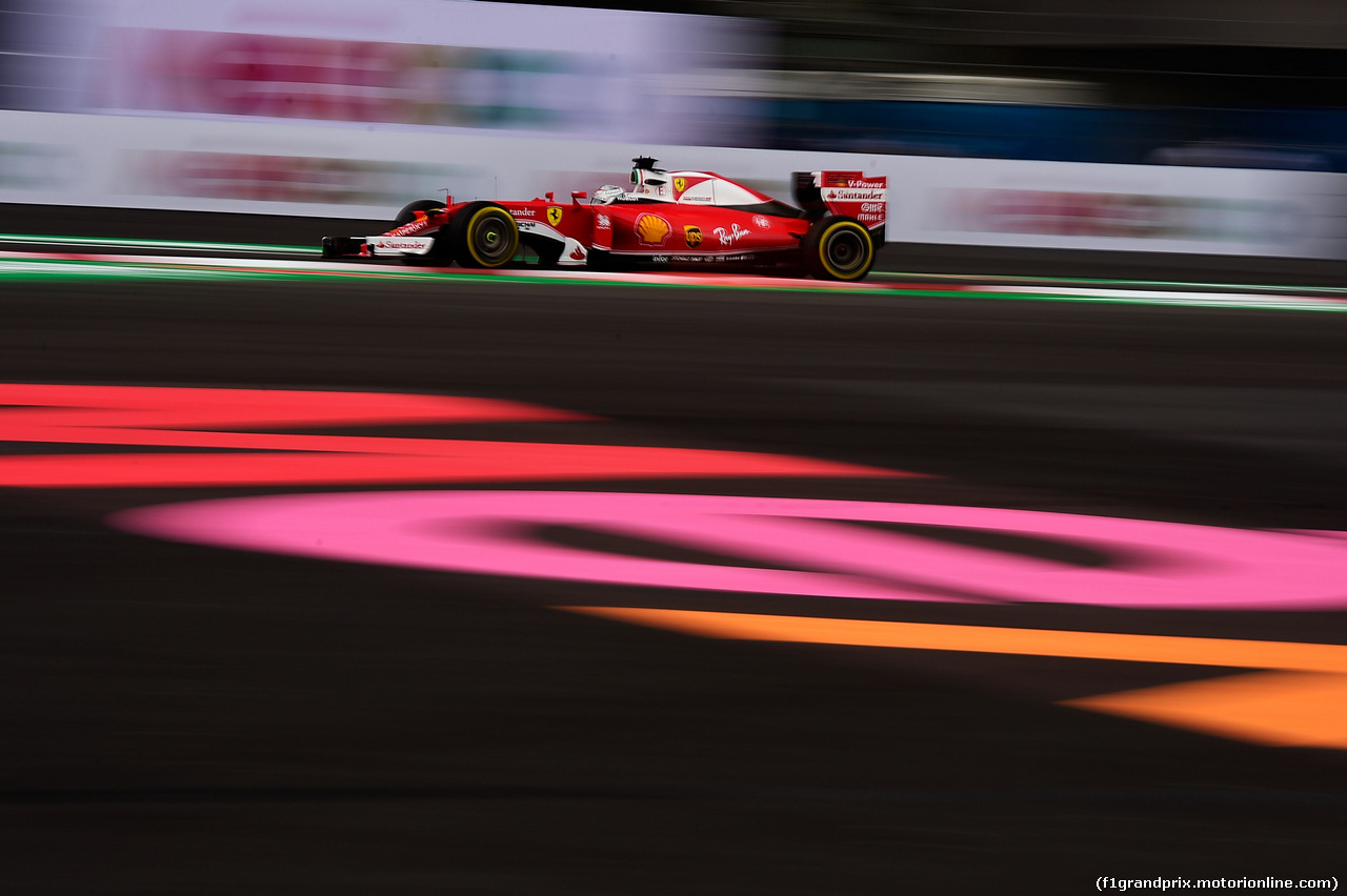 GP MESSICO, Sebastian Vettel (GER) Ferrari SF16-H.
28.10.2016.