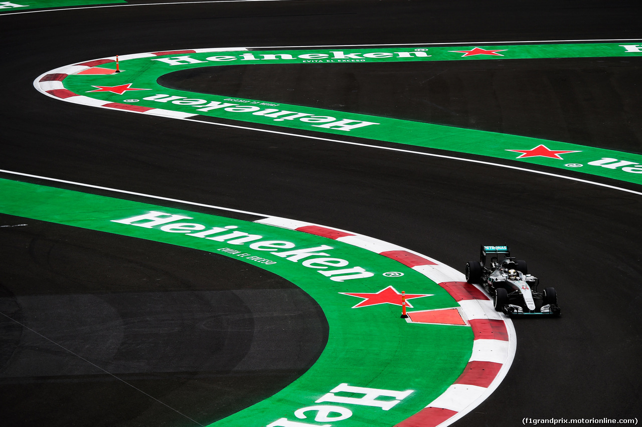 GP MESSICO, Lewis Hamilton (GBR) Mercedes AMG F1 W07 Hybrid.
28.10.2016.