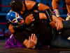 GP MESSICO, Johnny Herbert (GBR) Sky Sports F1 Presenter taking part in Lucha Libre wrestling in the paddock.
27.10.2016.