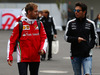GP MESSICO, 28.10.2016 - Sebastian Vettel (GER) Ferrari SF16-H e Sergio Perez (MEX) Sahara Force India F1 VJM09