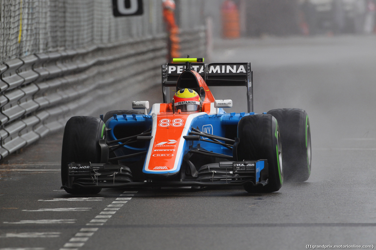 GP MONACO, 29.05.2016 - Gara, Rio Haryanto (IDN) Manor Racing MRT05