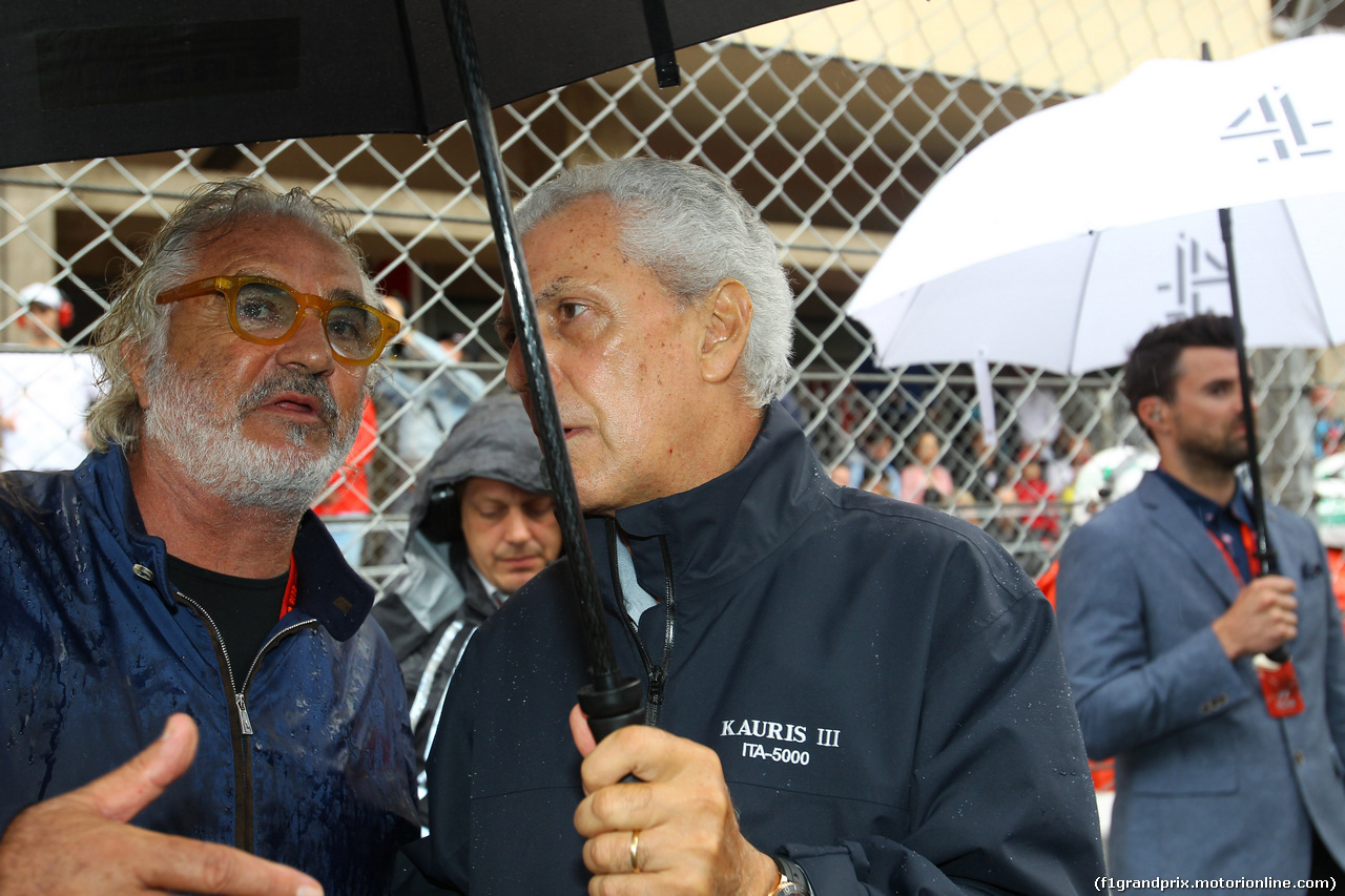 GP MONACO, 29.05.2016 - Gara, Flavio Briatore (ITA) e Marco Tronchetti Provera (ITA), Pirelli's President