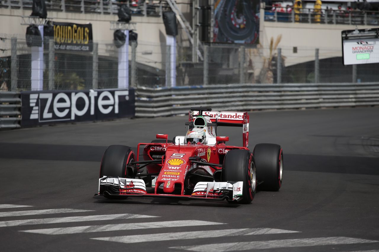 GP MONACO, 26.05.2016 - Prove Libere 1, Sebastian Vettel (GER) Ferrari SF16-H