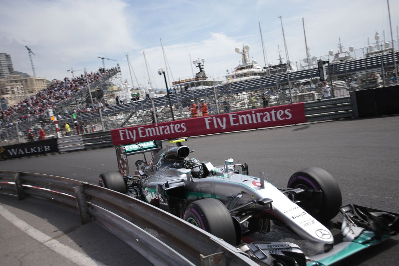 GP MONACO, 26.05.2016 - Prove Libere 1, Nico Rosberg (GER) Mercedes AMG F1 W07 Hybrid