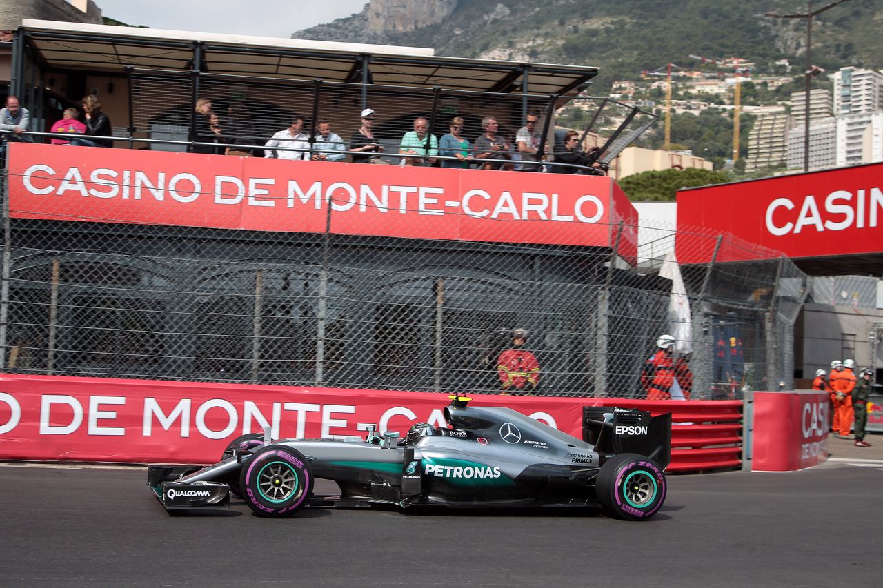 GP MONACO, 26.05.2016 - Prove Libere 1, Nico Rosberg (GER) Mercedes AMG F1 W07 Hybrid