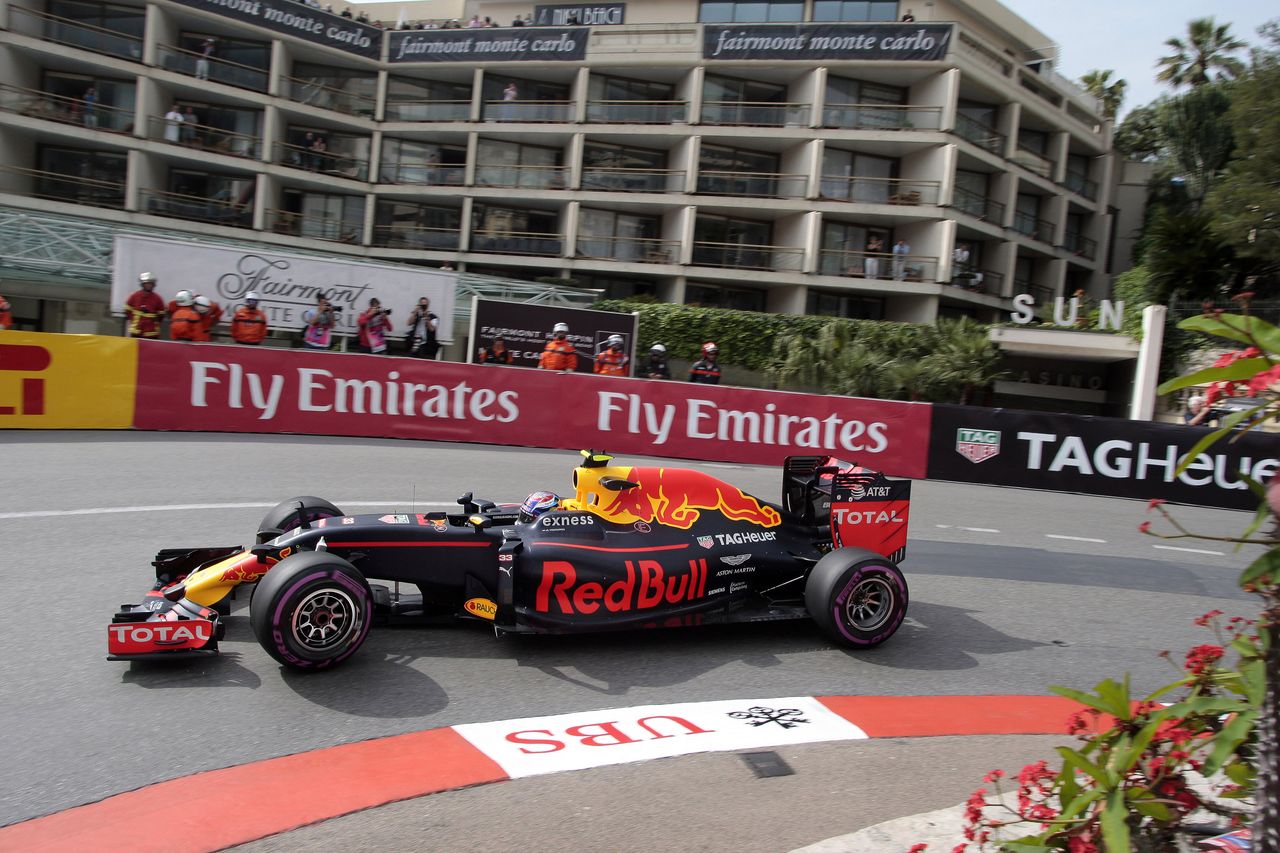 GP MONACO, 26.05.2016 - Prove Libere 1, Max Verstappen (NED) Red Bull Racing RB12