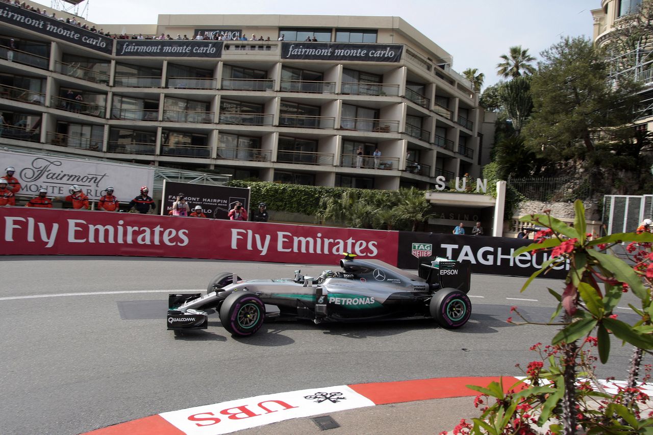 GP MONACO, 26.05.2016 - Prove Libere 1, Nico Rosberg (GER) Mercedes AMG F1 W07 Hybrid