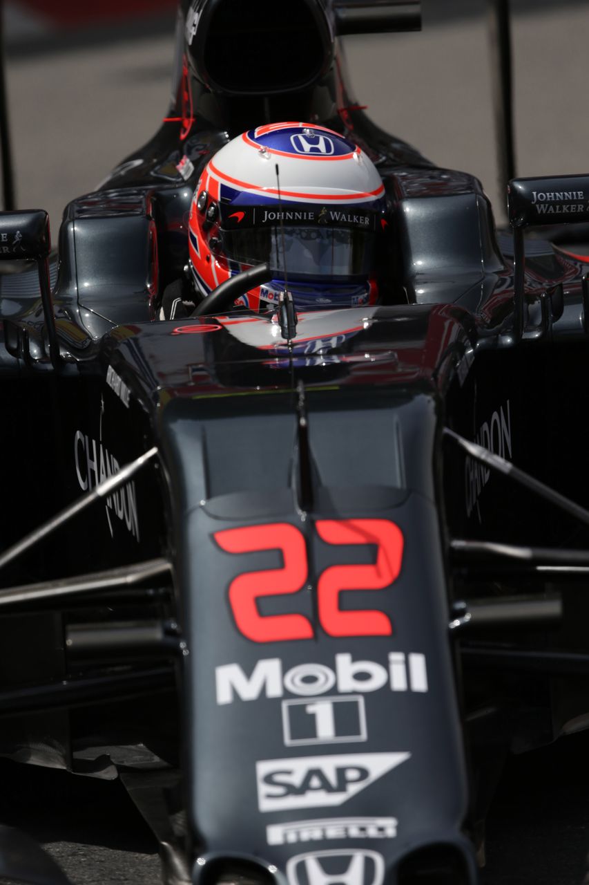 GP MONACO, 26.05.2016 - Prove Libere 1, Jenson Button (GBR)  McLaren Honda MP4-31