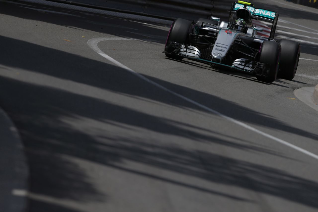 GP MONACO, 26.05.2016 - Prove Libere 1, Nico Rosberg (GER) Mercedes AMG F1 W07 Hybrid