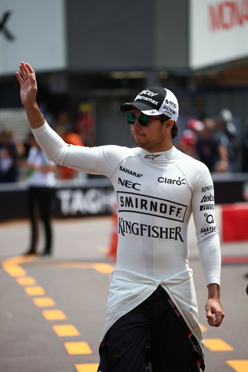 GP MONACO, 26.05.2016 - Prove Libere 1, Sergio Perez (MEX) Sahara Force India F1 VJM09