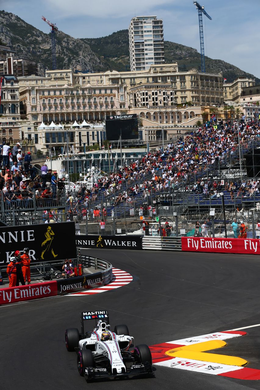 GP MONACO, 26.05.2016 - Prove Libere 1, Felipe Massa (BRA) Williams FW38