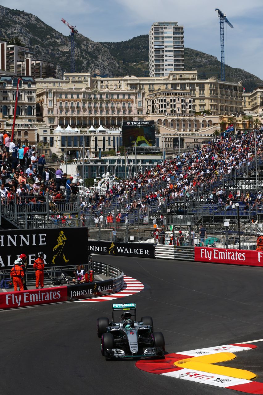 GP MONACO, 26.05.2016 - Prove Libere 1, Nico Rosberg (GER) Mercedes AMG F1 W07 Hybrid