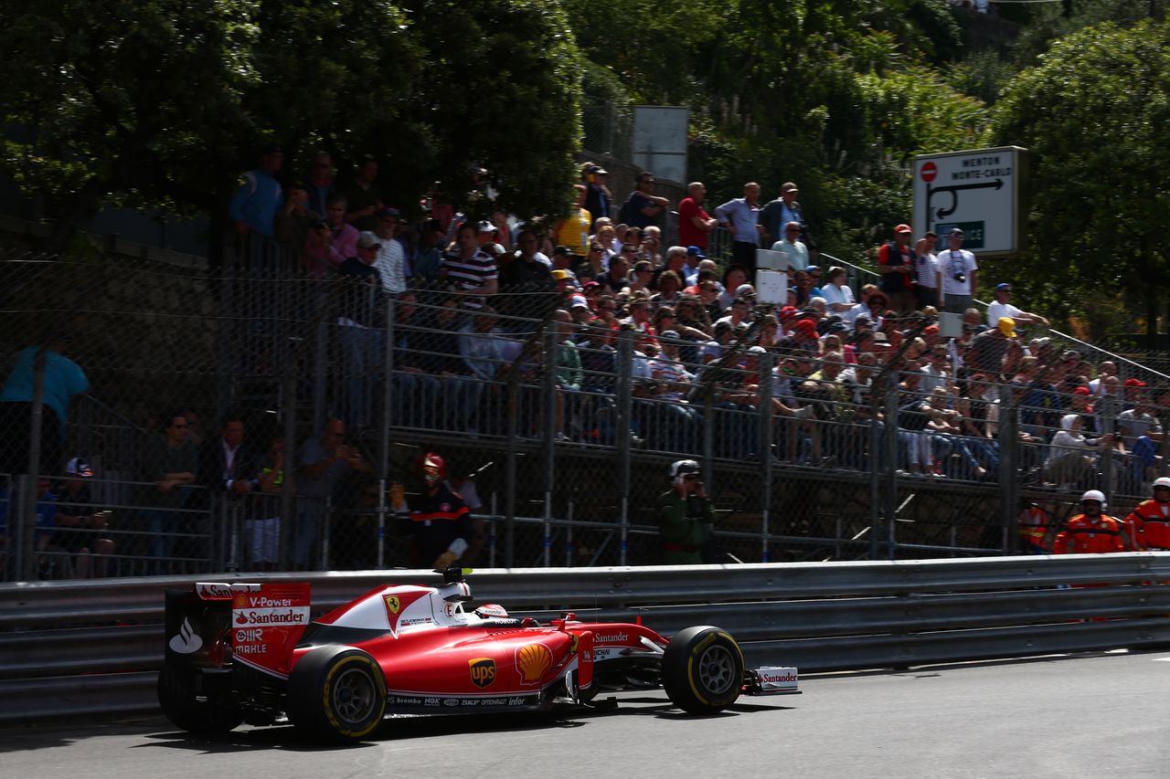 GP MONACO, 26.05.2016 - Prove Libere 1, Kimi Raikkonen (FIN) Ferrari SF16-H
