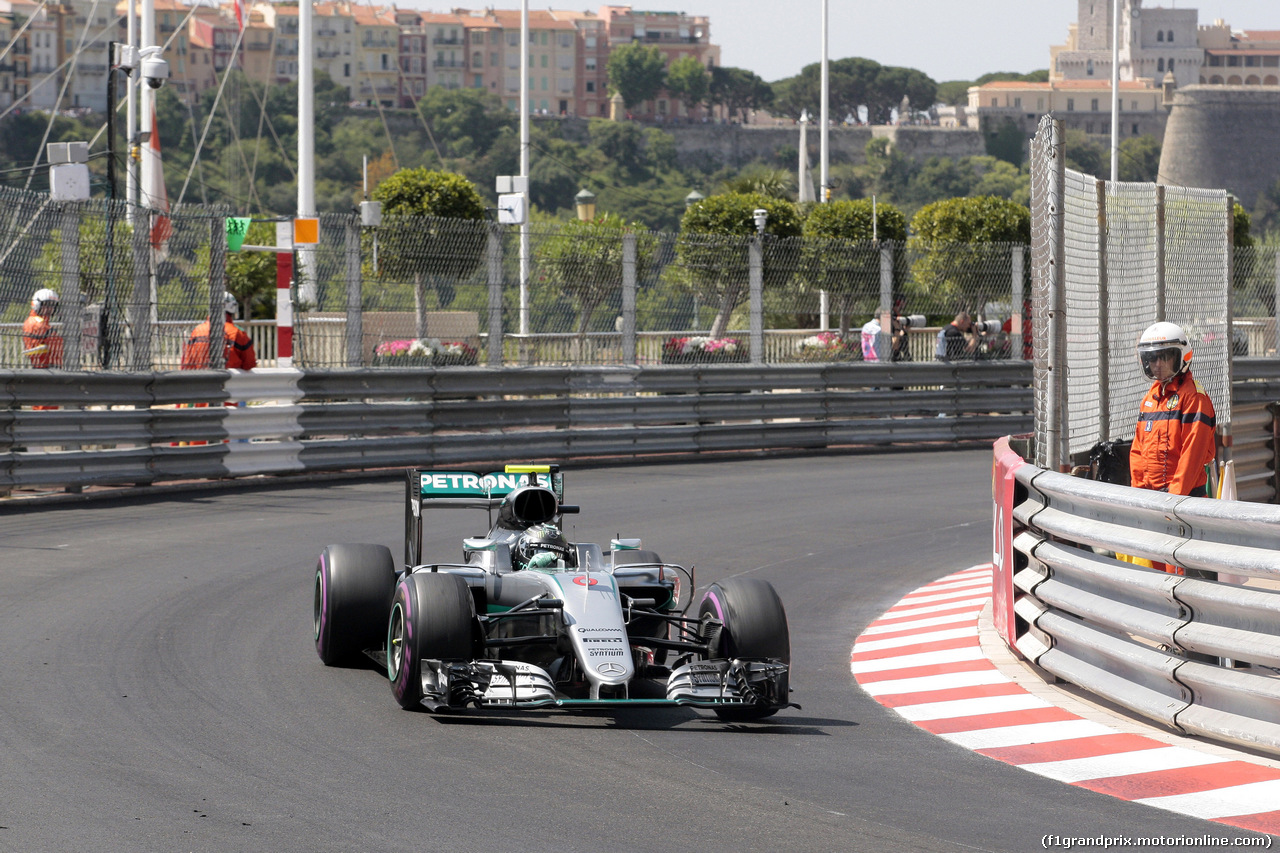 GP MONACO, 28.05.2016 - Prove Libere 3, Nico Rosberg (GER) Mercedes AMG F1 W07 Hybrid