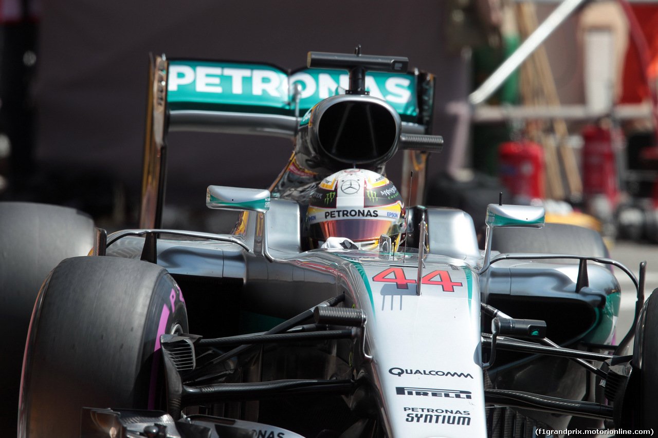 GP MONACO, 28.05.2016 - Prove Libere 3, Lewis Hamilton (GBR) Mercedes AMG F1 W07 Hybrid