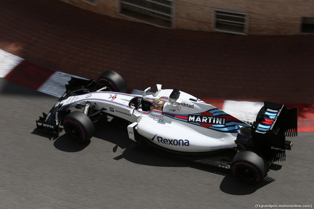 GP MONACO, 28.05.2016 - Prove Libere 3, Felipe Massa (BRA) Williams FW38