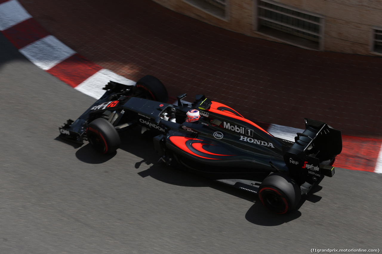 GP MONACO, 28.05.2016 - Prove Libere 3, Jenson Button (GBR)  McLaren Honda MP4-31