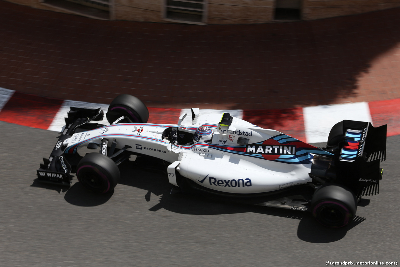 GP MONACO, 28.05.2016 - Prove Libere 3, Valtteri Bottas (FIN) Williams FW38