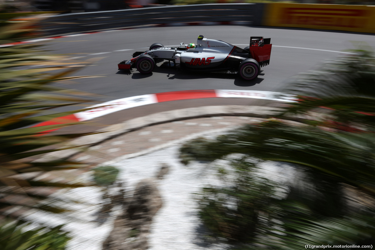 GP MONACO, 28.05.2016 - Prove Libere 3, Esteban Gutierrez (MEX) Haas F1 Team VF-16