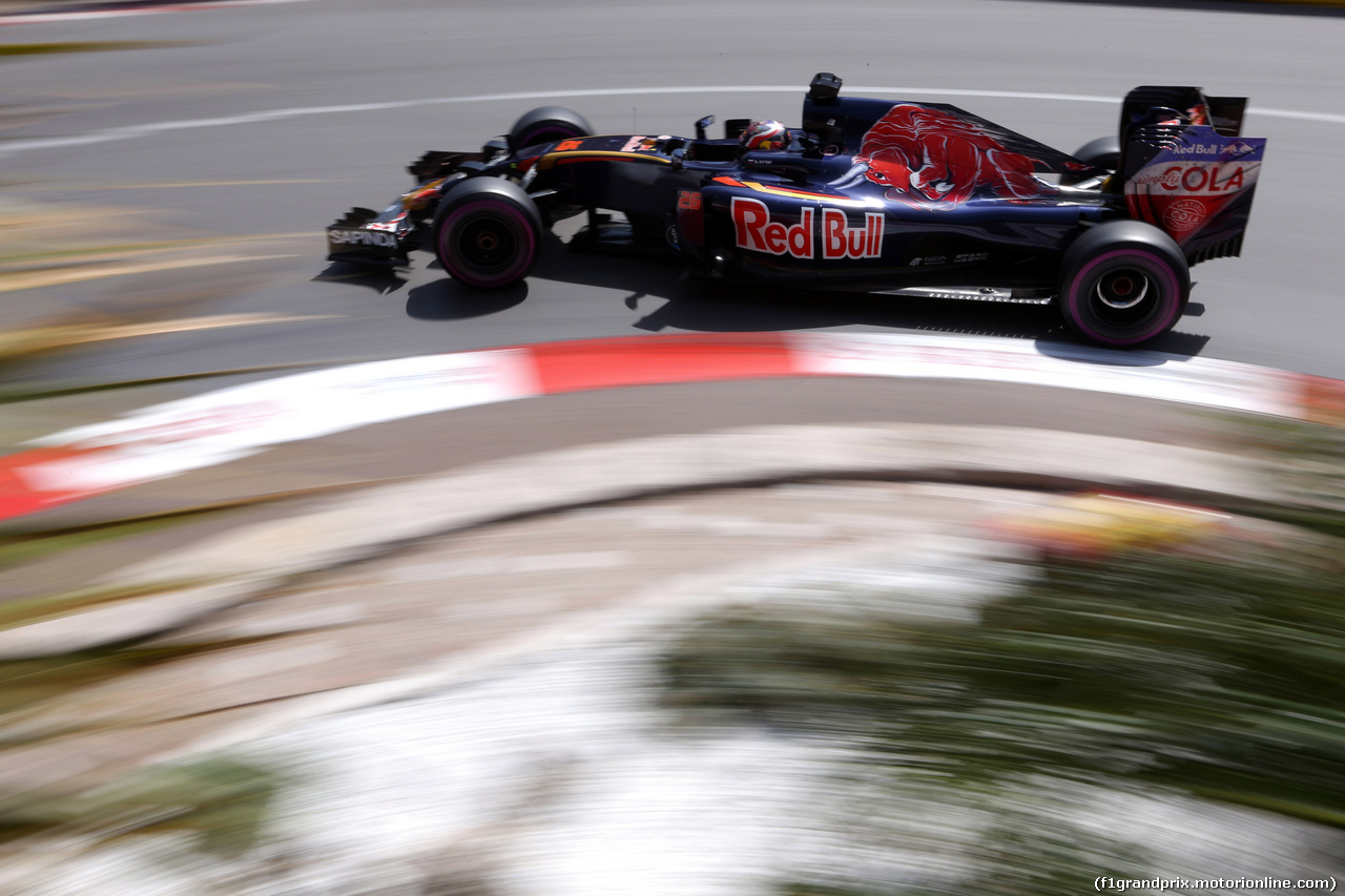GP MONACO, 28.05.2016 - Prove Libere 3, Daniil Kvyat (RUS) Scuderia Toro Rosso STR11