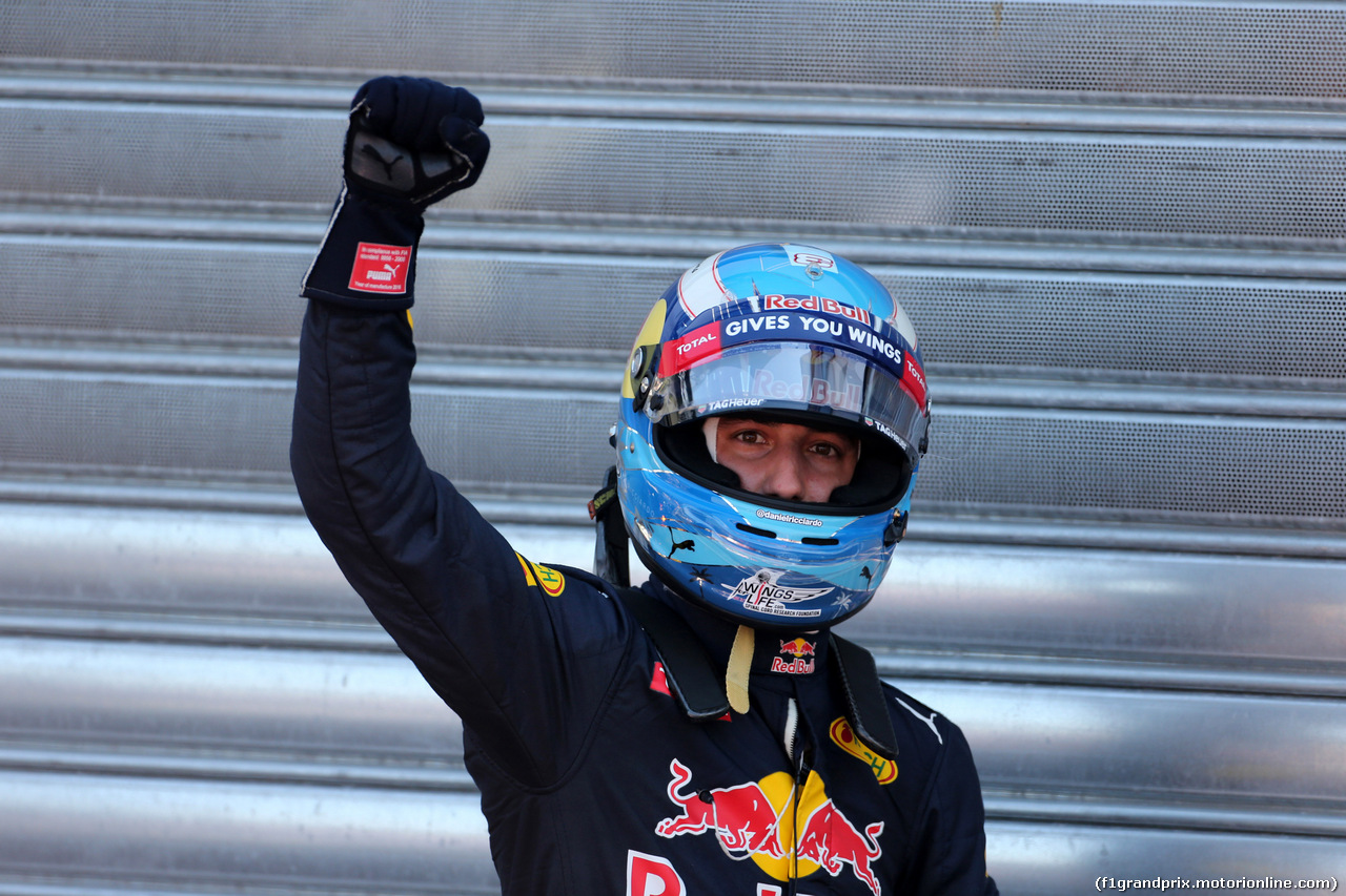 GP MONACO, 28.05.2016 - Prove Libere 3, Daniel Ricciardo (AUS) Red Bull Racing RB12 pole position