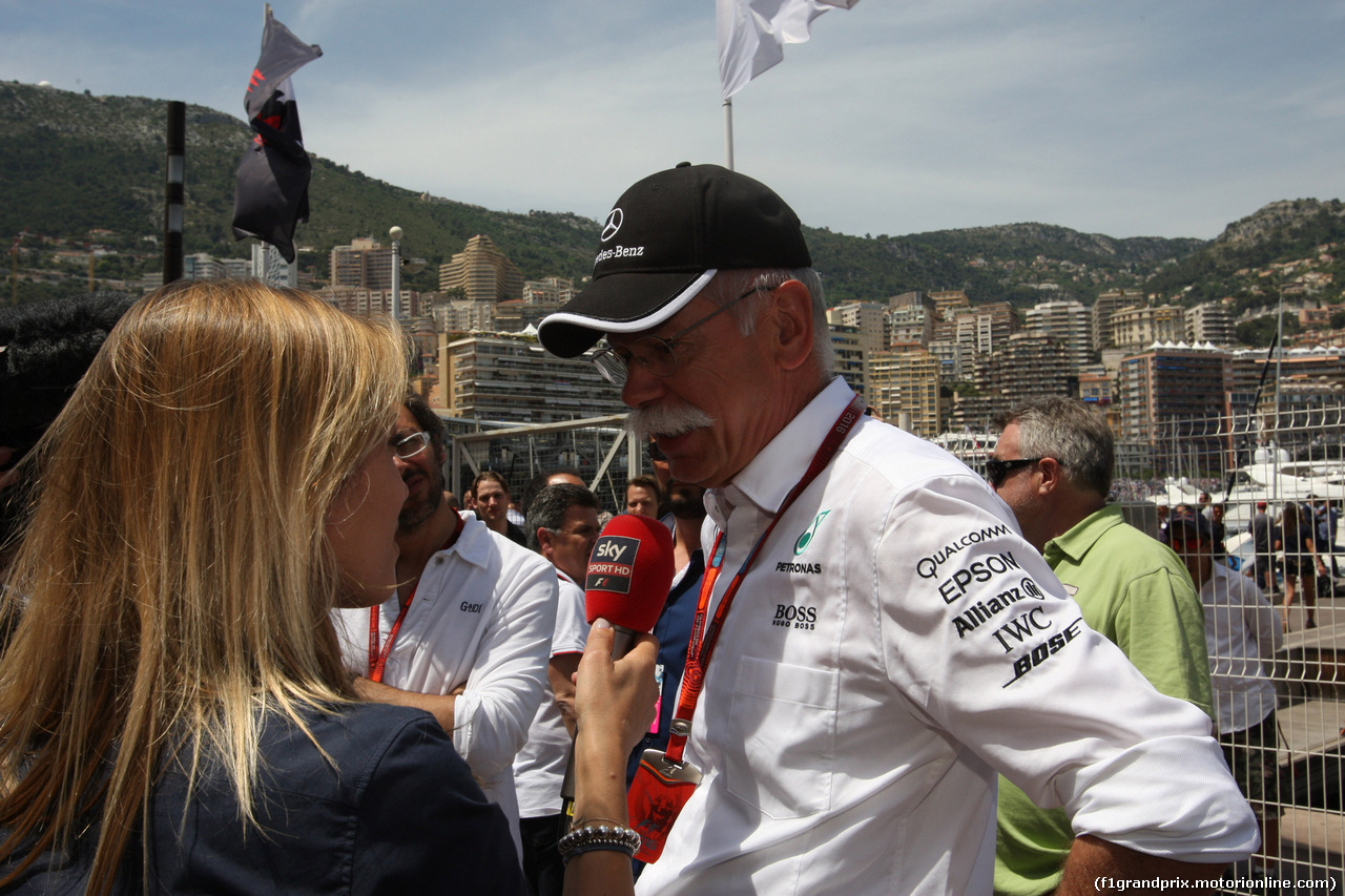 GP MONACO, 28.05.2016 - Prove Libere 3, Dr. Dieter Zetsche, Chairman of Daimler
