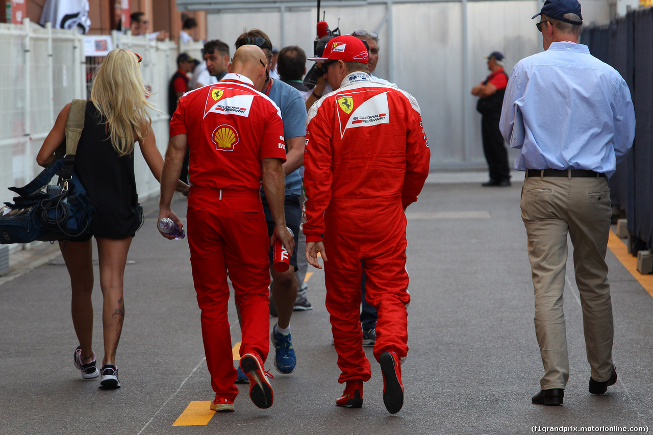 GP MONACO, 28.05.2016 - Prove Libere 3, Kimi Raikkonen (FIN) Ferrari SF16-H