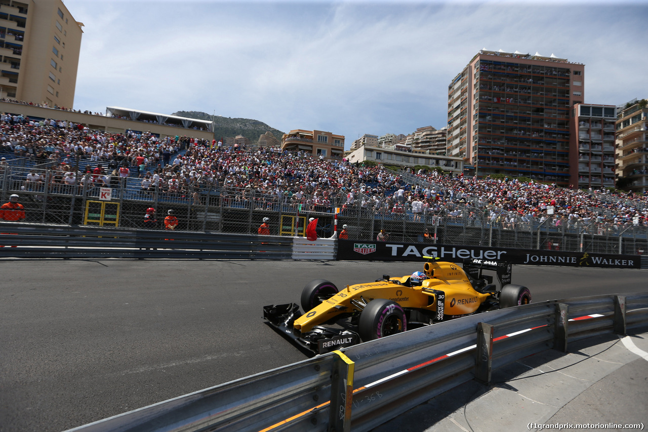 GP MONACO, 28.05.2016 - Qualifiche, Jolyon Palmer (GBR) Renault Sport F1 Team RS16