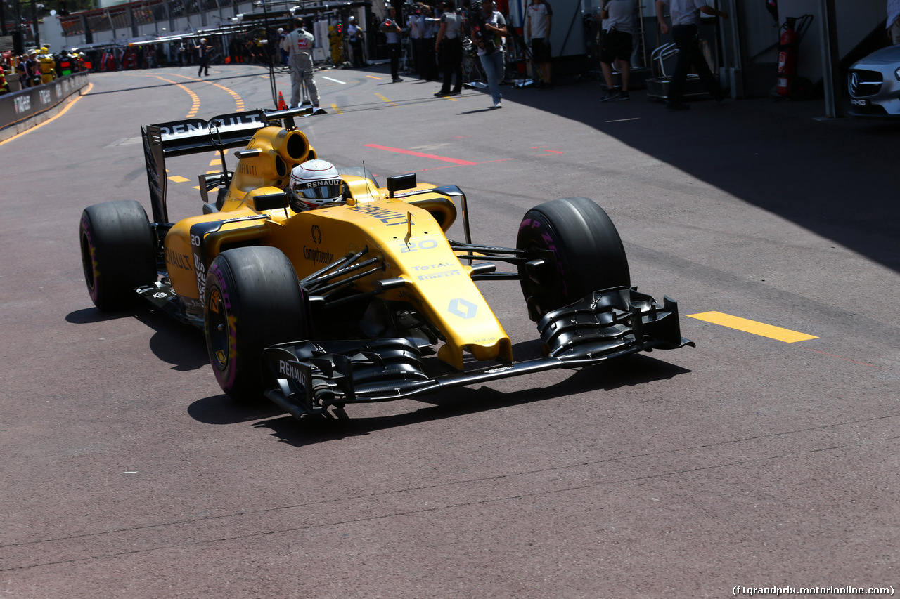 GP MONACO, 28.05.2016 - Qualifiche, Kevin Magnussen (DEN) Renault Sport F1 Team RS16