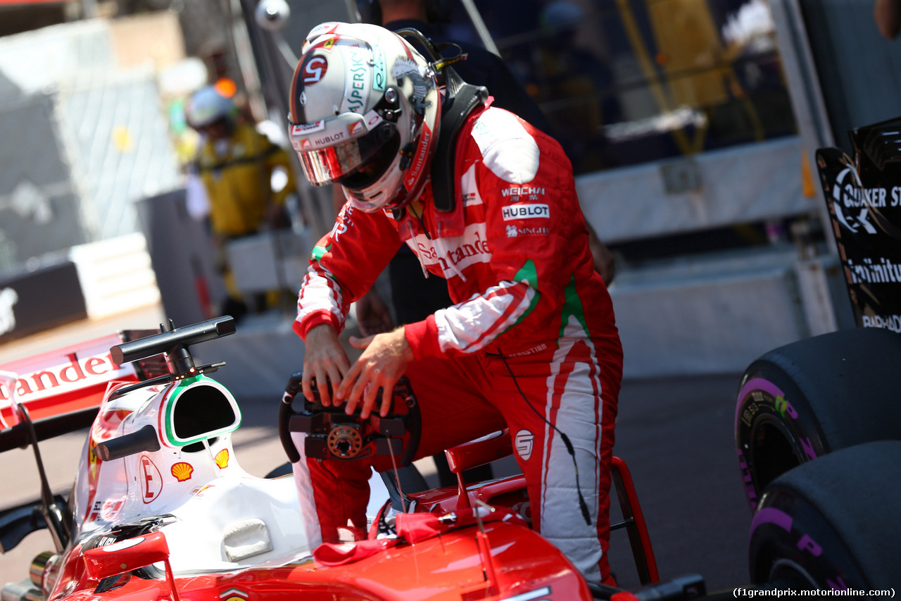 GP MONACO, 28.05.2016 - Qualifiche, Sebastian Vettel (GER) Ferrari SF16-H