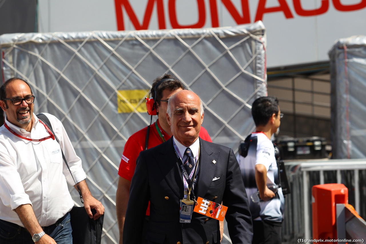 GP MONACO, 28.05.2016 - Qualifiche, Dr. Angelo Sticchi Damiani (ITA) Aci Csai President