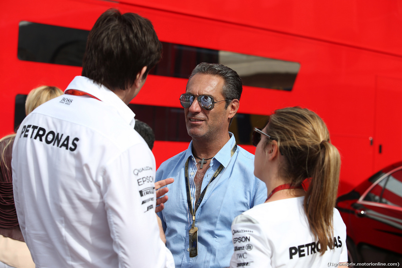 GP MONACO, 28.05.2016 - Carlos Slim (MEX) e Toto Wolff (GER) Mercedes AMG F1 Shareholder e Executive Director