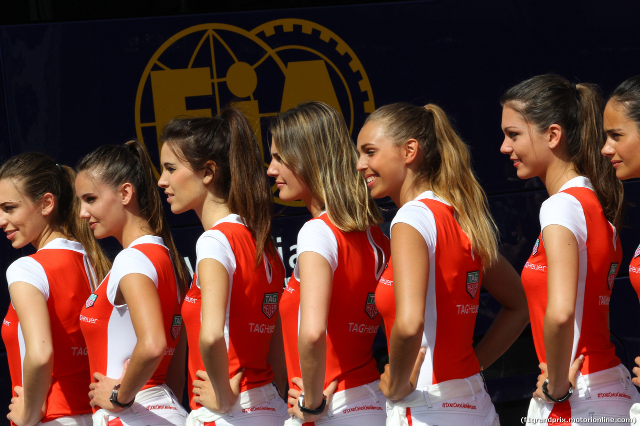 GP MONACO, 27.05.2016 - griglia Ragazzas