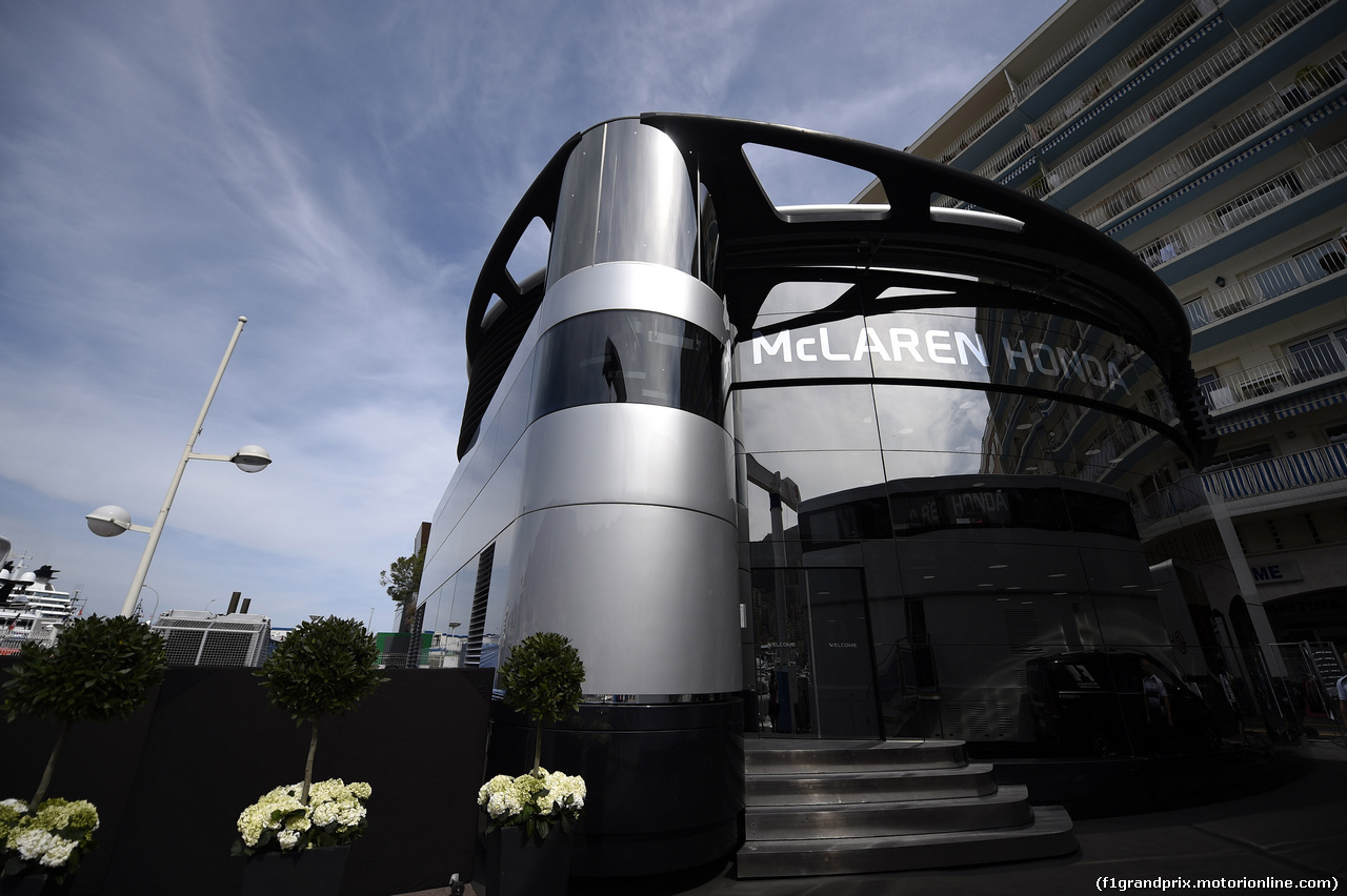 GP MONACO, 27.05.2016 - Mclaren Hospitality
