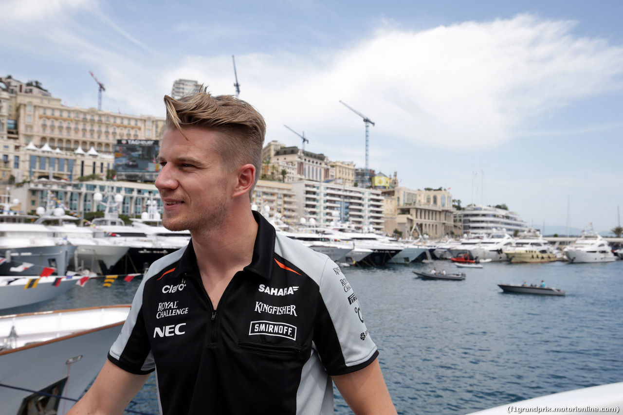 GP MONACO, 27.05.2016 - Nico Hulkenberg (GER) Sahara Force India F1 VJM09