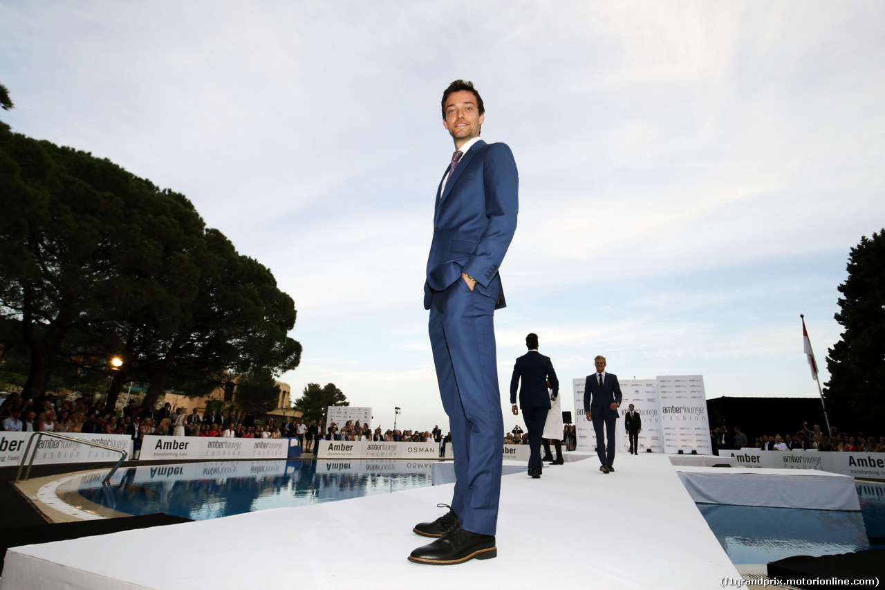 GP MONACO, Jolyon Palmer (GBR) Renault Sport F1 Team at the Amber Lounge Fashion Show.
27.05.2016.