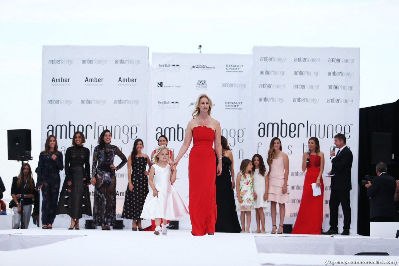 GP MONACO, Sonia Irvine (IRE) at the Amber Lounge Fashion Show.
27.05.2016.