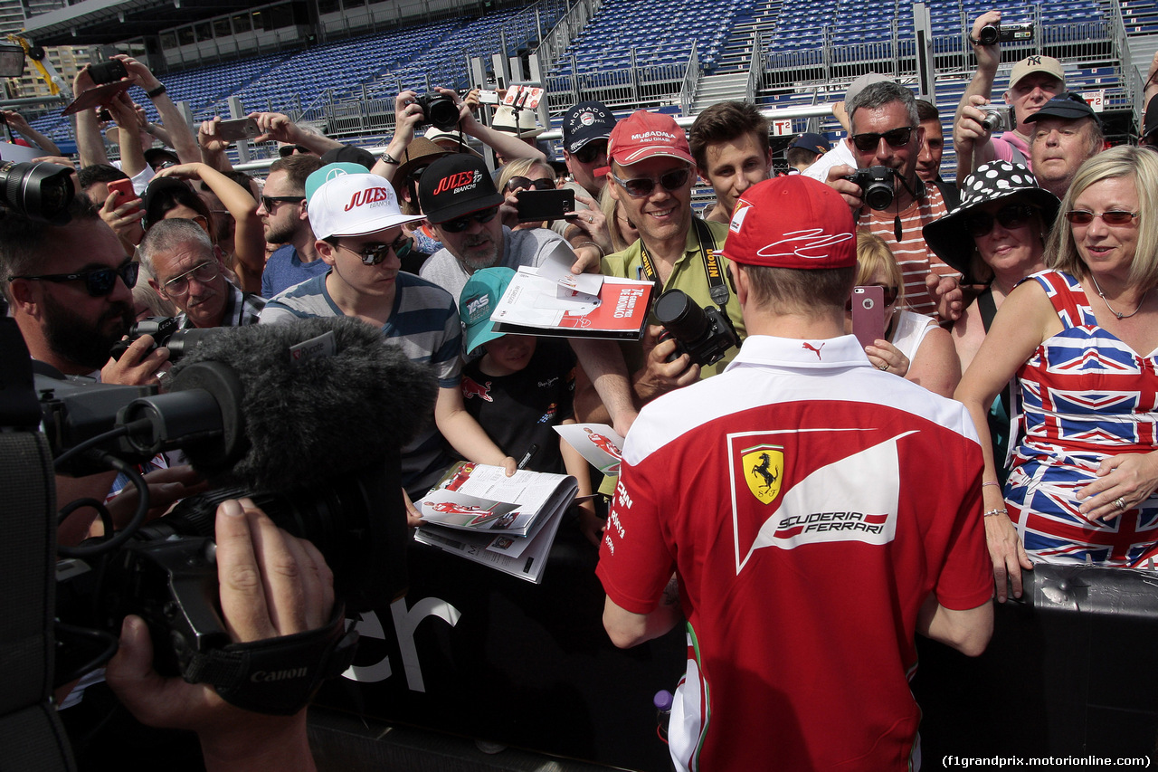 GP MONACO, 27.05.2016 - Autograph session, Kimi Raikkonen (FIN) Ferrari SF16-H