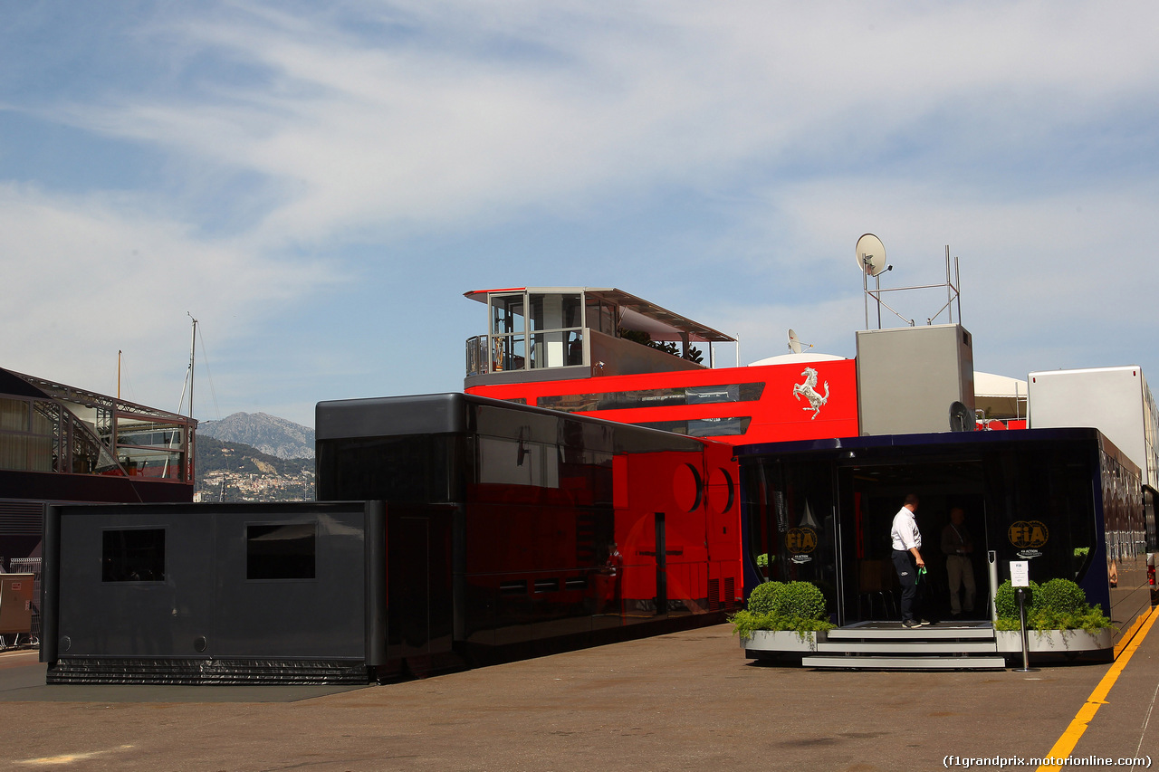GP MONACO, 27.05.2016 - Paddock