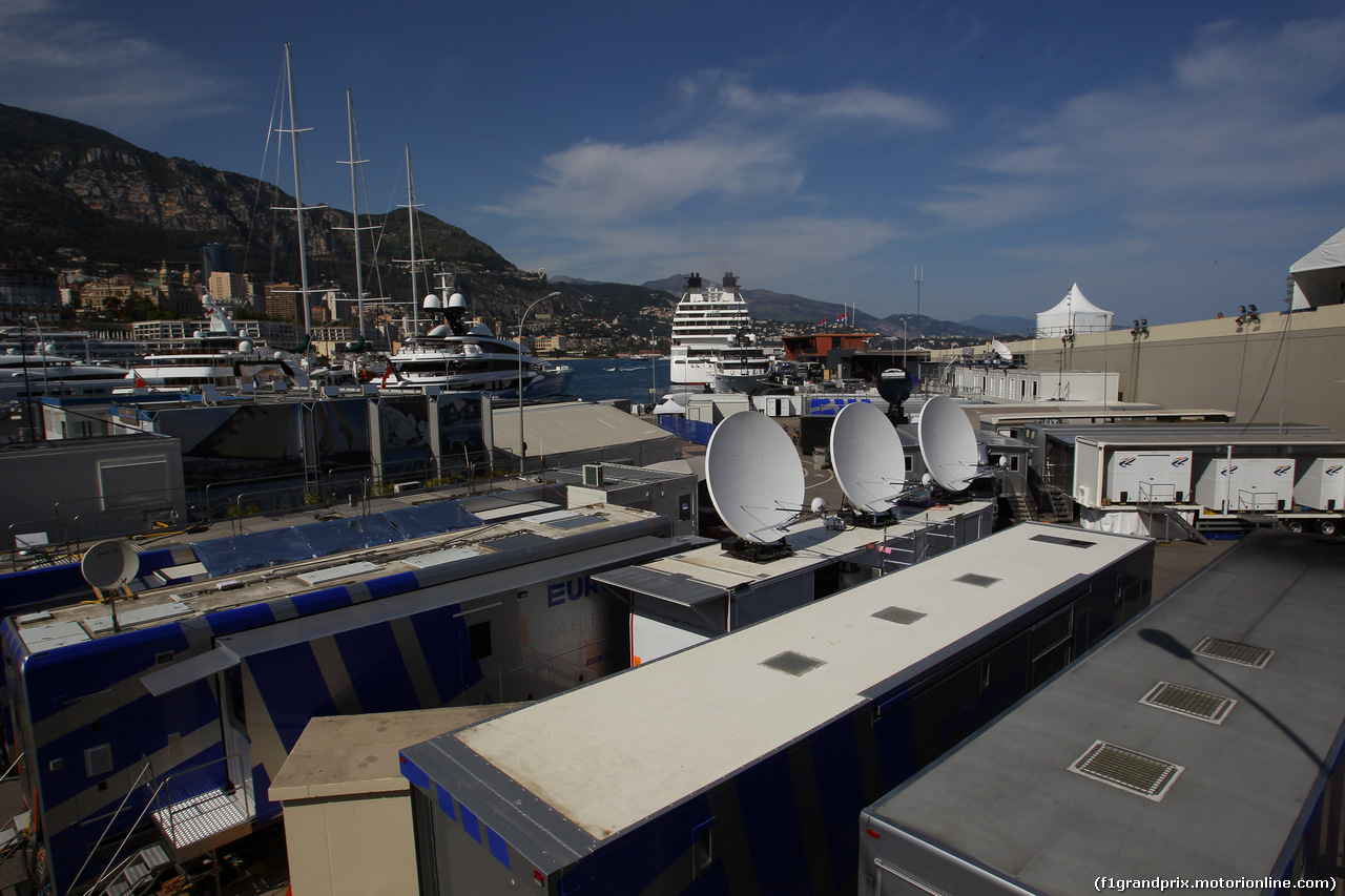 GP MONACO, 27.05.2016 - TV compound