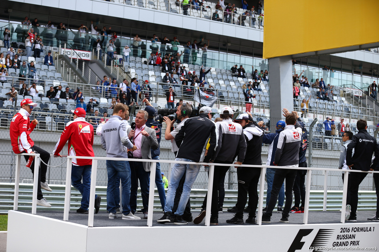 GP RUSSIA, 01.05.2016 - Drivers parade