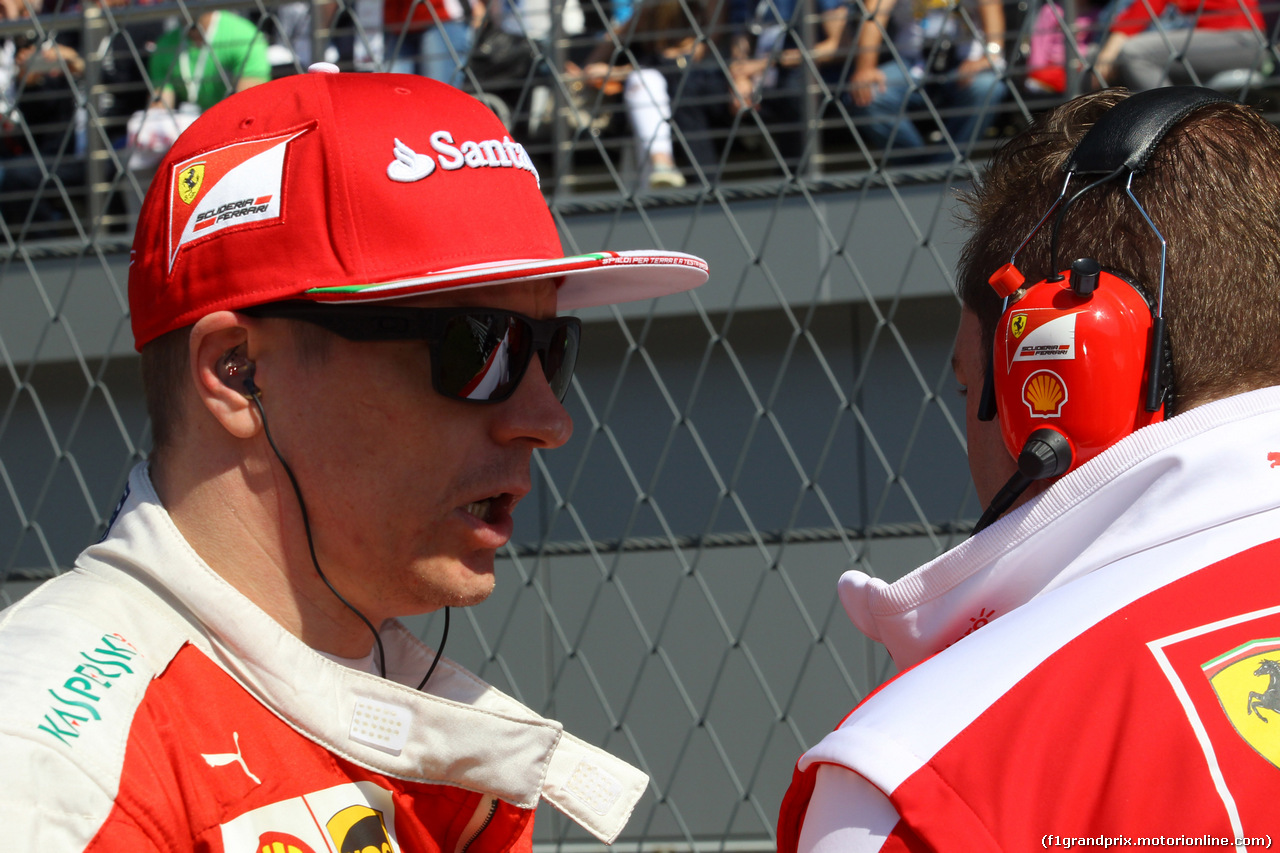 GP RUSSIA, 01.05.2016 - Gara, Kimi Raikkonen (FIN) Ferrari SF16-H