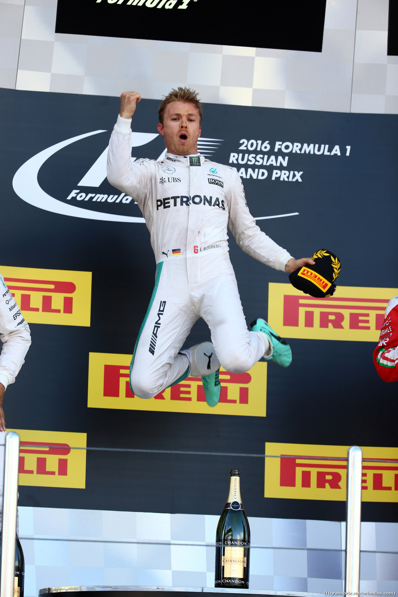 GP RUSSIA, 01.05.2016 - Gara, Nico Rosberg (GER) Mercedes AMG F1 W07 Hybrid vincitore