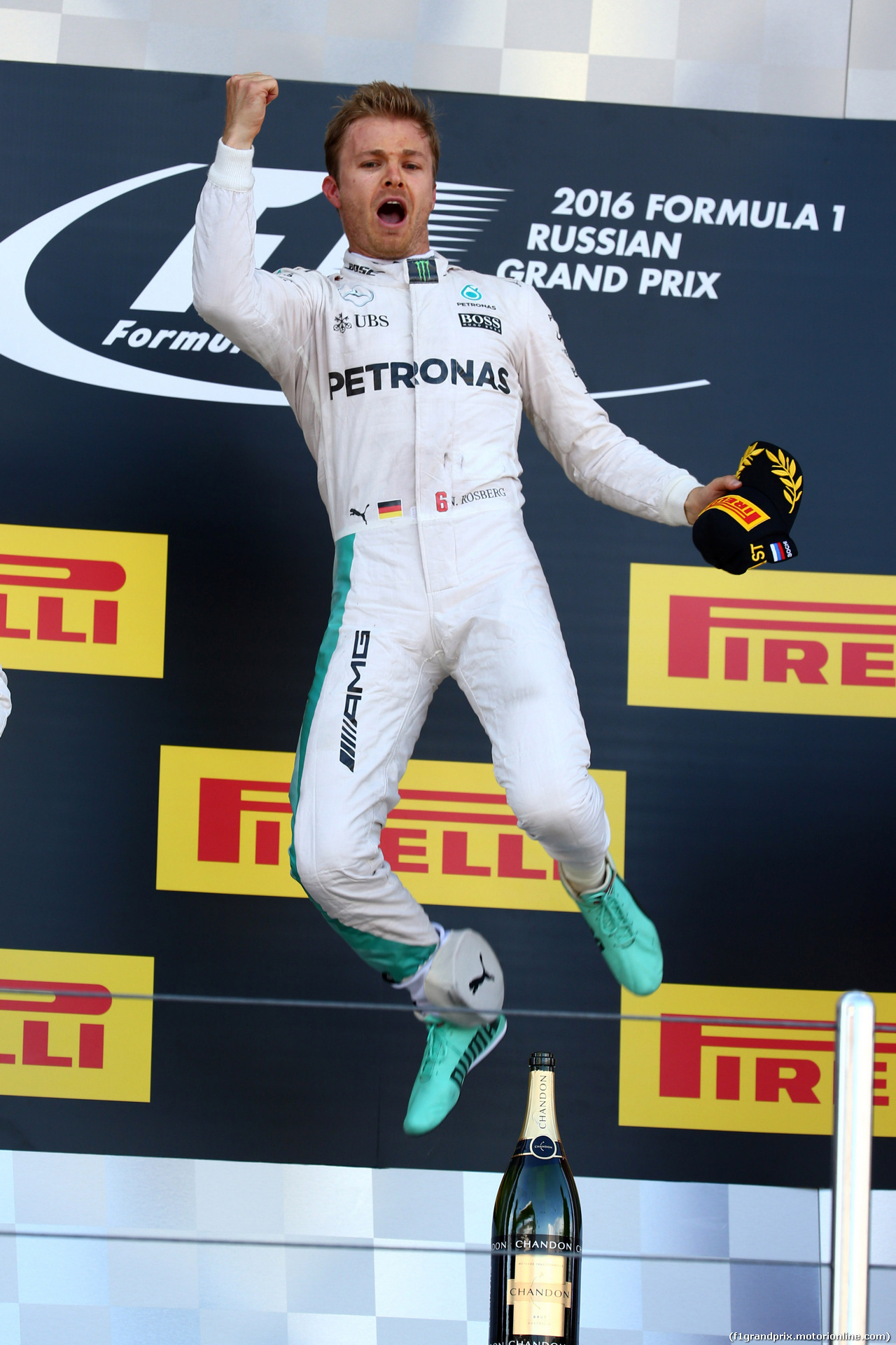 GP RUSSIA, 01.05.2016 - Gara, Nico Rosberg (GER) Mercedes AMG F1 W07 Hybrid vincitore